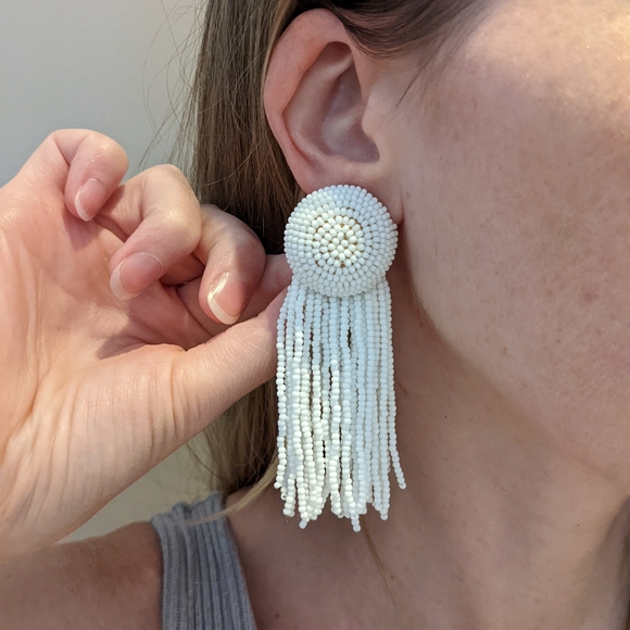 Olive + Piper Beaded Statement Earrings - Picture 3 of 8